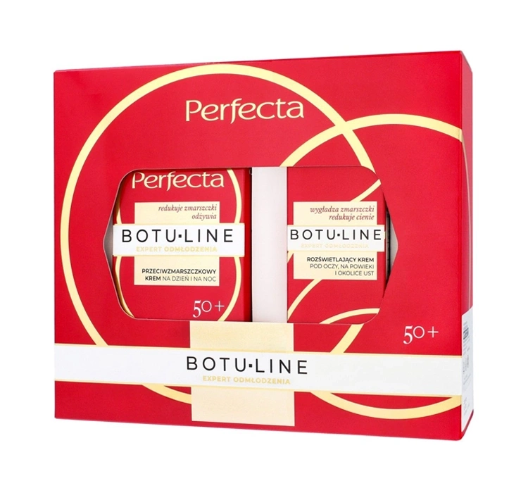 PERFECTA BOTULINE ZESTAW DO PIELĘGNACJI 50+ KREM NA DZIEŃ I NOC + KREM POD OCZY