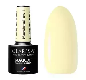 Claresa hybrydowy lakier do paznokci Marshmallow 1 5 g