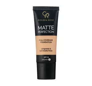 Golden Rose Matte Perfection SPF15 matujący podkład kryjący C5 35 ml