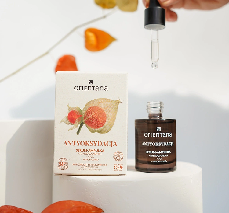 Orientana ampułka serum antyoksydacyjne Ashwagandha Cica Niacynamid 30ml