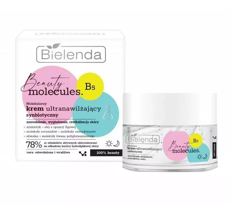 BIELENDA BEAUTY MOLECULES MOLEKULARNY KREM SYNBIOTYCZNY 50ML