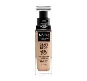 NYX Professional Makeup Can't Stop Won't Stop podkład kryjący 07 Natural 30 ml