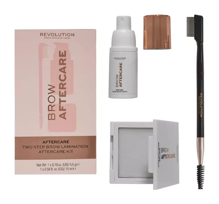 Makeup Revolution Brow Aftercare zestaw do pielęgnacji brwi po laminowaniu