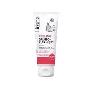 Lirene Dermoprogram peeling gruboziarnisty z ekstraktem z malin do każdego rodzaju cery 75 ml
