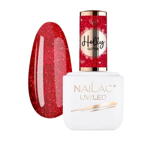 NaiLac lakier hybrydowy Holly Glitter 7 ml