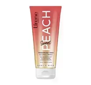 Lirene Body & Mind regenerujący krem do ciała i twarzy Sweet Peach 200 ml