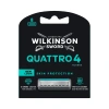 Wilkinson Sword Quattro 4 wkłady do maszynki do golenia dla mężczyzn 8 sztuk