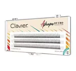 Clavier Ashape kępki sztucznych rzęs 14 mm skręt C