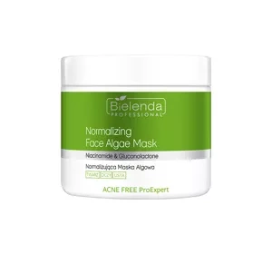 Bielenda Acne Free Proexpert normalizująca maska algowa do twarzy, oczu i ust 160 g