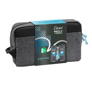 Dove Men+Care Clean Comfort zestaw żel pod prysznic 2 x 250 ml + antyperspirant 150 ml + kosmetyczka