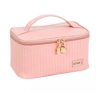 eCarla kosmetyczka pikowany kuferek Brudny Róż