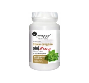 Aliness suplement diety Dzikie Oregano olej strong 100% naturalny 90 kapsułek