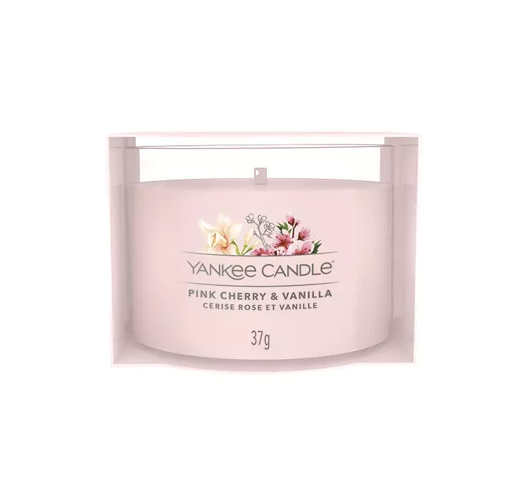 YANKEE CANDLE MINI ŚWIECA ZAPACHOWA PINK CHERRY & VANILLA 37G