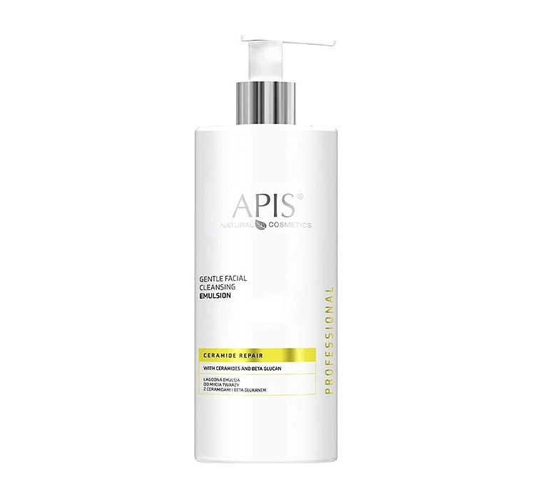 Apis Professional Ceramide Repair łagodna emulsja do mycia twarzy z ceramidami i beta glukanem 500ml