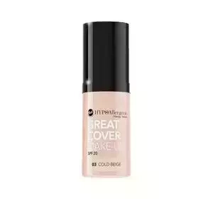 Bell Hypoallergenic podkład do twarzy SPF20 03 Cold Beige 20 g