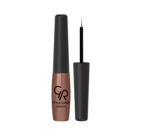 Golden Rose Style Liner metaliczny eyeliner w płynie 06 6,5 ml