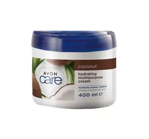 Avon Care uniwersalny krem do twarzy, rąk i całego ciała z olejkiem kokosowym 400 ml