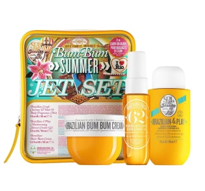 Sol de Janeiro Bum Bum Jet Set żel pod prysznic 90 ml + krem do ciała 50 ml + spray 30 ml