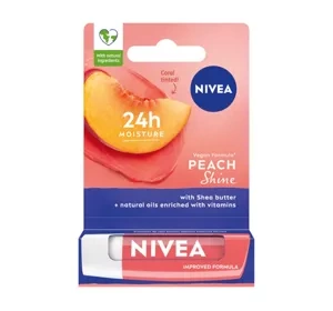 NIVEA pielęgnująca pomadka do ust Peach Shine 4,8g