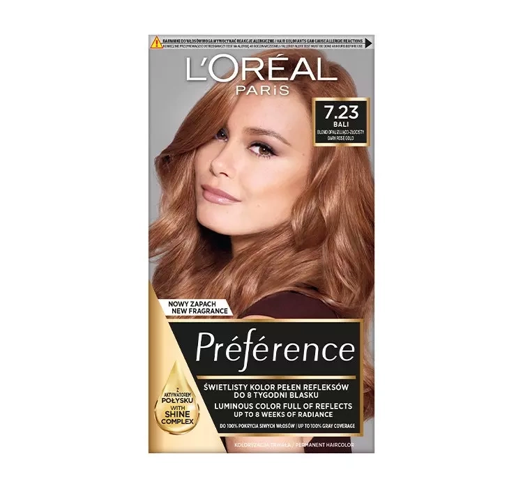LOREAL RECITAL PREFERENCE FARBA DO WŁOSÓW 7.23