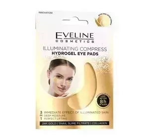 Eveline Cosmetics Rozświetlający Kompres hydrożelowe płatki pod oczy 2 sztuki