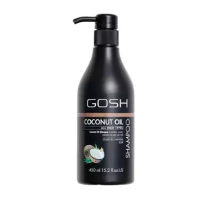 Gosh Coconut Oil wegański szampon do włosów z rozdwojonymi końcówkami 450 ml