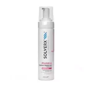 Solverx Sensitive Skin pianka do demakijażu i mycia twarzy 200 ml