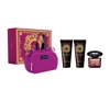 Versace Crystal Noir woda toaletowa 90 ml + balsam do ciała 100 ml + żel pod prysznic 100 ml + kosmetyczka