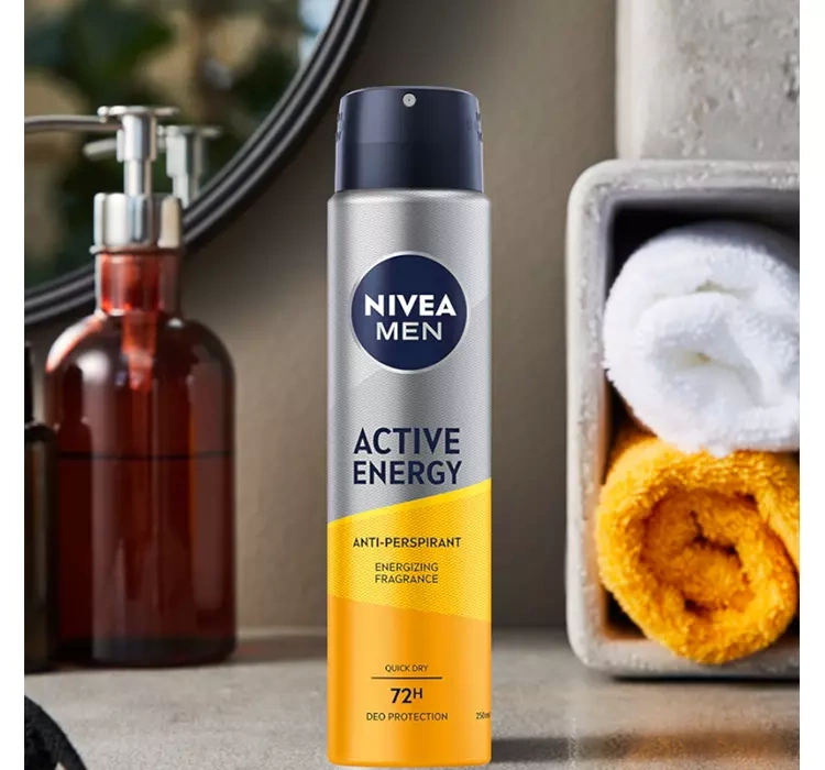 NIVEA MEN Active Energy antyperspirant w spray'u 250ml