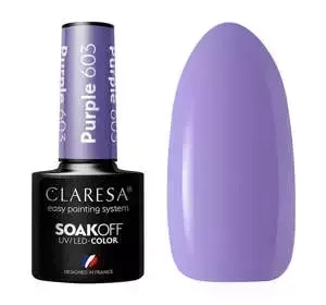 Claresa hybrydowy lakier do paznokci Purple 603 5 g