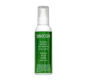 BINGOSPA maska błotna do twarzy Zielona Glinka 150 g