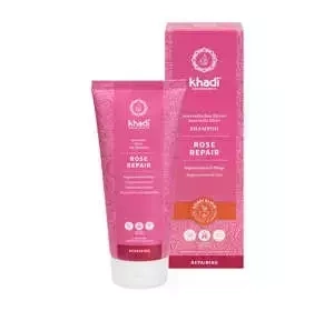 Khadi Elixir intensywnie odżywczy szampon do włosów Róża 200ml