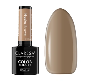 Claresa hybrydowy lakier do paznokci Hydro Brown 5 g
