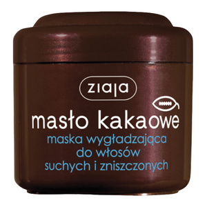 Ziaja Masło Kakaowe wygładzająca maska do włosów suchych i zniszczonych 200 ml