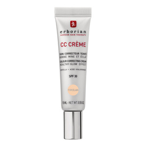 Erborian CC Creme koloryzujący krem CC do twarzy z wąkrotką azjatycką i kwasem hialuronowym SPF30 Porcelain 15 ml
