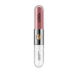 KIKO Milano Unlimited Double Touch dwuetapowa pomadka w płynie 120 Rosy Mauve 2x3ml
