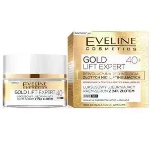 Eveline Gold Lift krem serum ujędrniający 40+