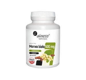 Aliness morwa biała z cynamonowcem i chromem 500 mg 180 tabletek