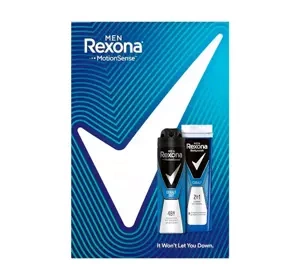 Rexona Men Cobalt zestaw prezentowy żel pod prysznic 2w1 250ml + antyperspirant 150 ml