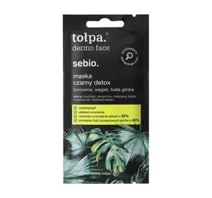 Tołpa Dermo Face Sebio maska czarny Detox 8ml