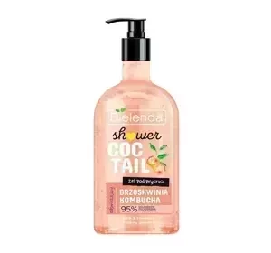 Bielenda Shower Coctail odświeżający żel pod prysznic Brzoskwinia i Kombucha 400 ml
