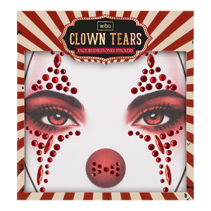 Wibo Clown Tears zestaw samoprzylepnych naklejek z kryształkami do charakteryzacji
