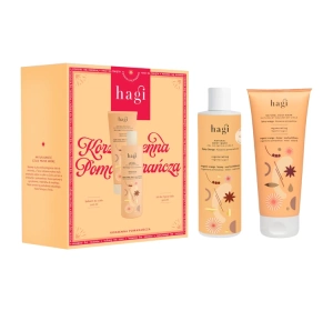Hagi Korzenna Pomarańcza świąteczny zestaw prezentowy balsam do ciała 200 g + żel do mycia ciała 300 ml