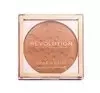 Makeup Revolution Bake & Blot puder matujący Peach 5,5g
