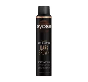 Syoss Tinted Dry Shampoo dark brown suchy szampon 200ml