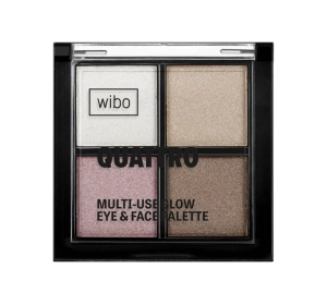 Wibo Quattro rozświetlająca paleta do twarzy i oczu 6g