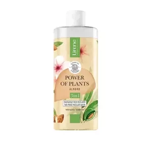Lirene Power of Plants Almond dwufazowy płyn micelarny 3w1 400 ml