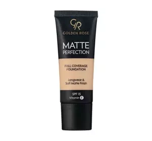 Golden Rose Matte Perfection SPF15 matujący podkład kryjący N4 35 ml