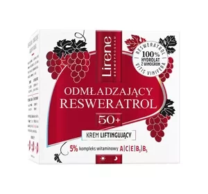 Lirene Odmładzający Resweratrol krem liftingujący na dzień i na noc 50+ 50 ml