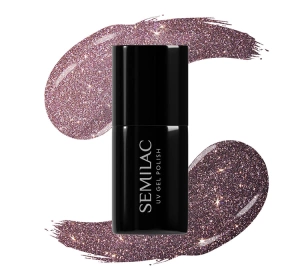 Semilac Magnetic Glow Cat Eye lakier hybrydowy 332 Pink My Dust 7 ml